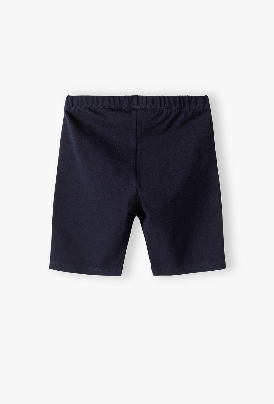 Leginsy bawełniane basic dziewczęce - granatowe