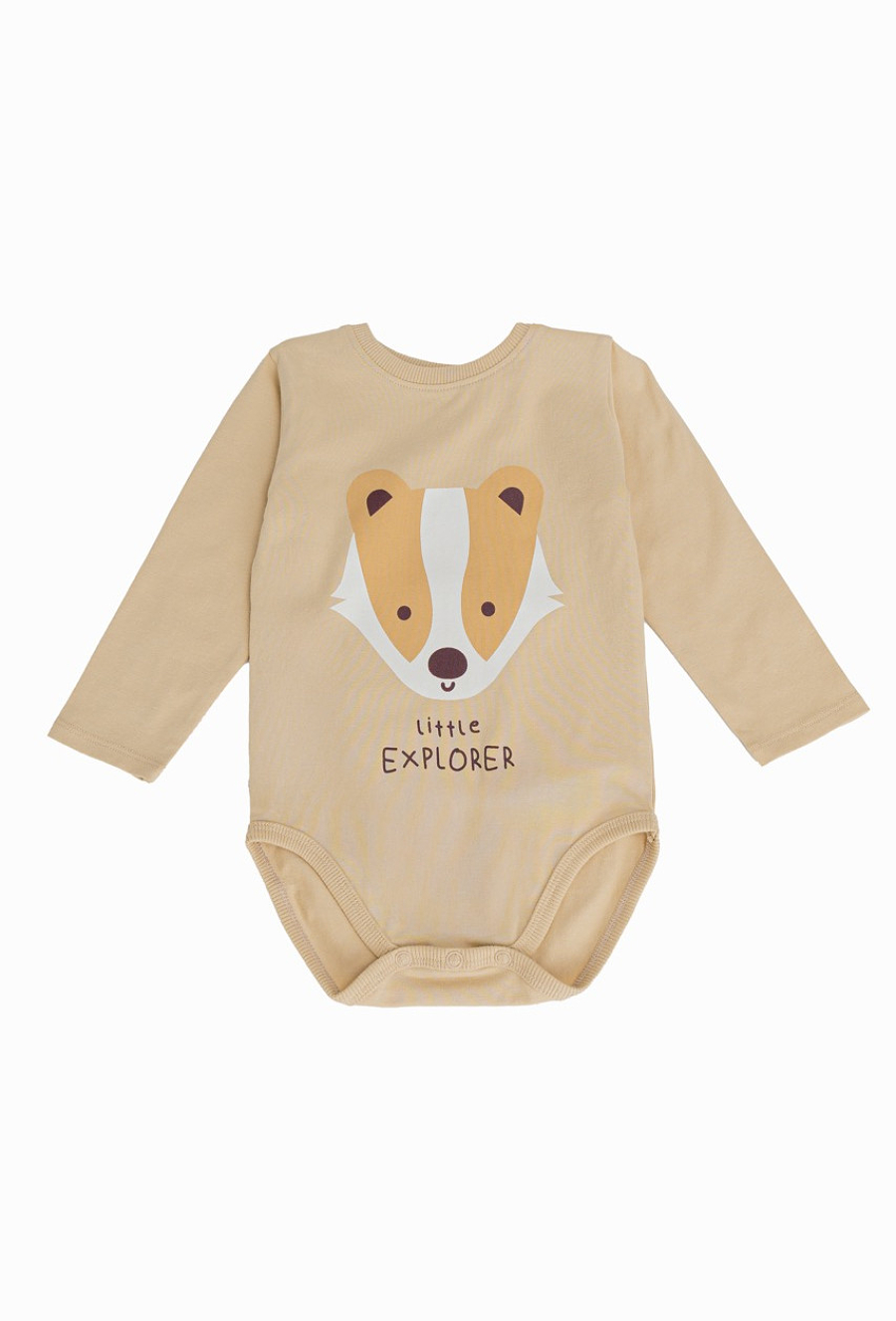 Body niemowlęce – beżowe z liskiem „Little Explorer