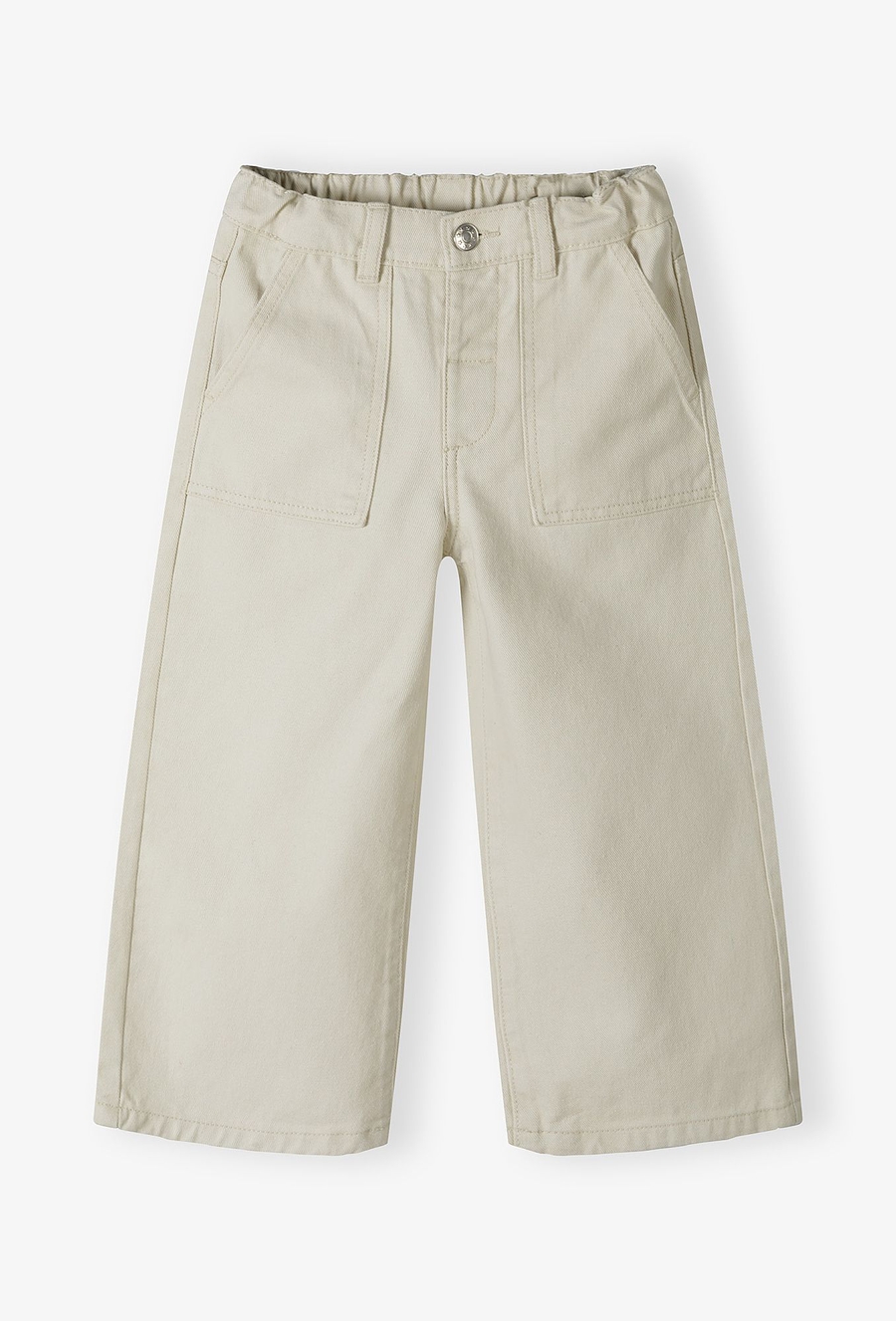 Spodnie jeansowe z szerokimi nogawkami