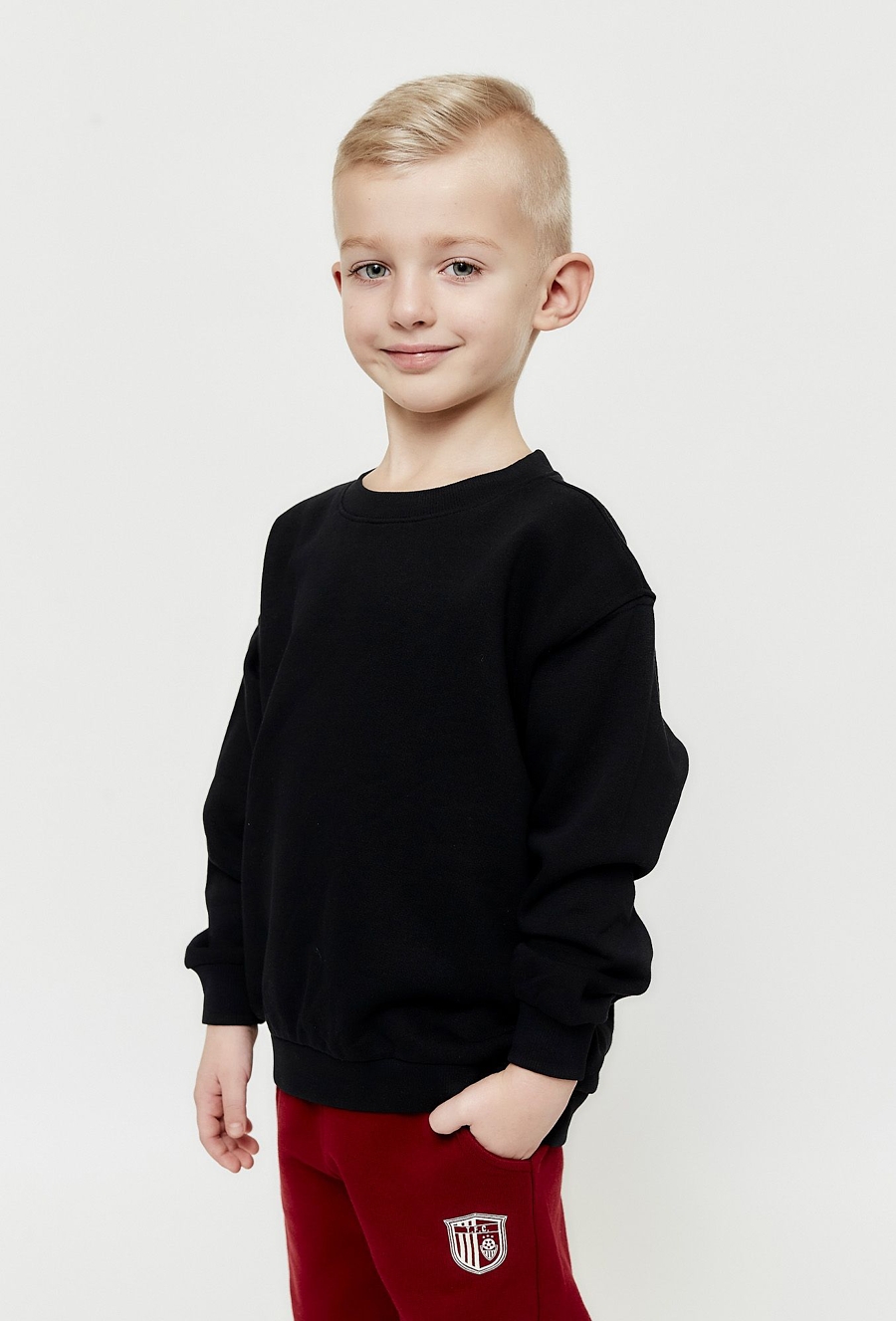 Czarna bluza dresowa bez kaptura - Limited Edition