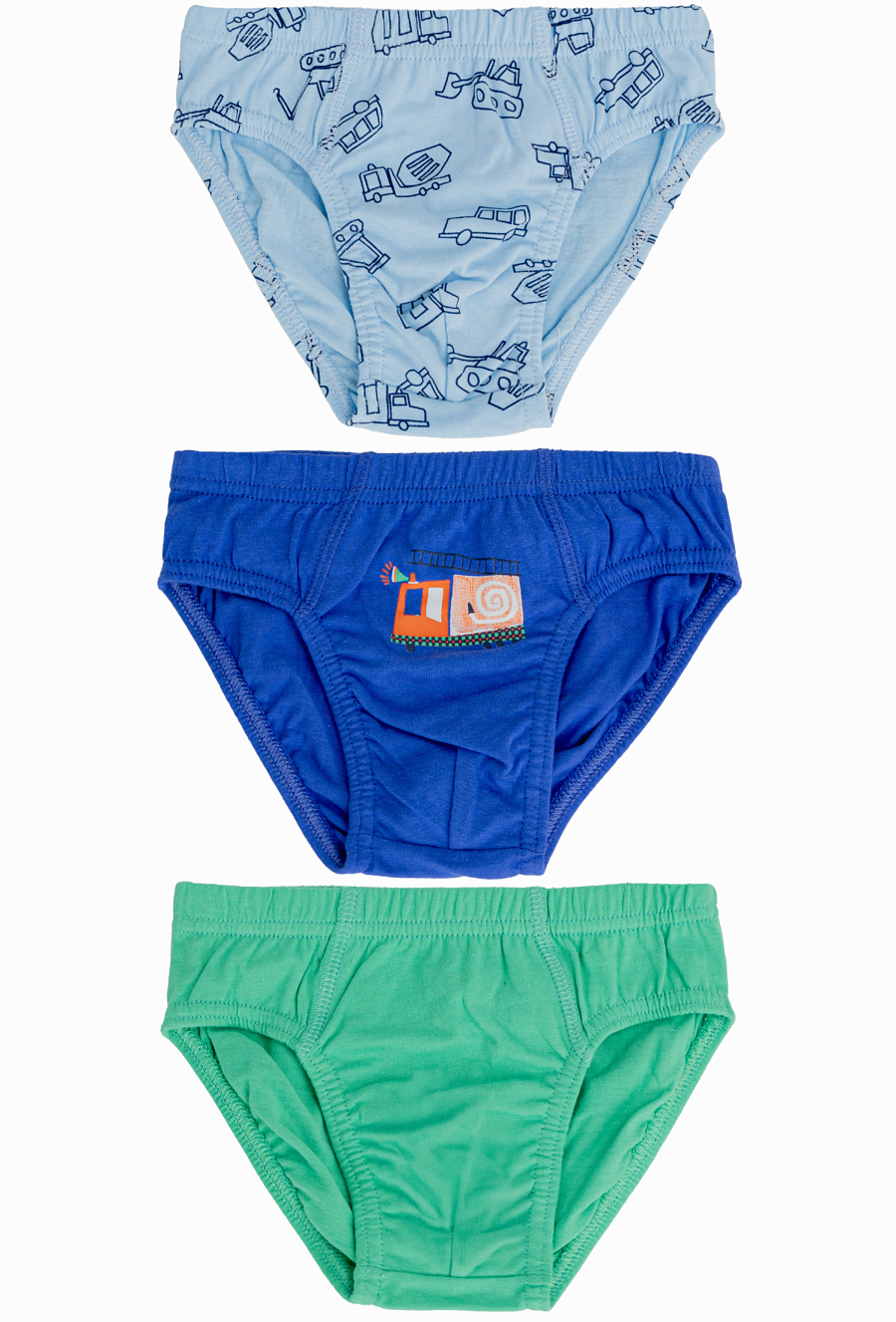 Slipy chłopięce 3-pak – kolorowe.