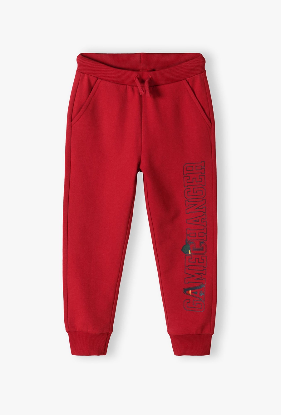 Czerwone spodnie dresowe dla chłopca - 510.15.