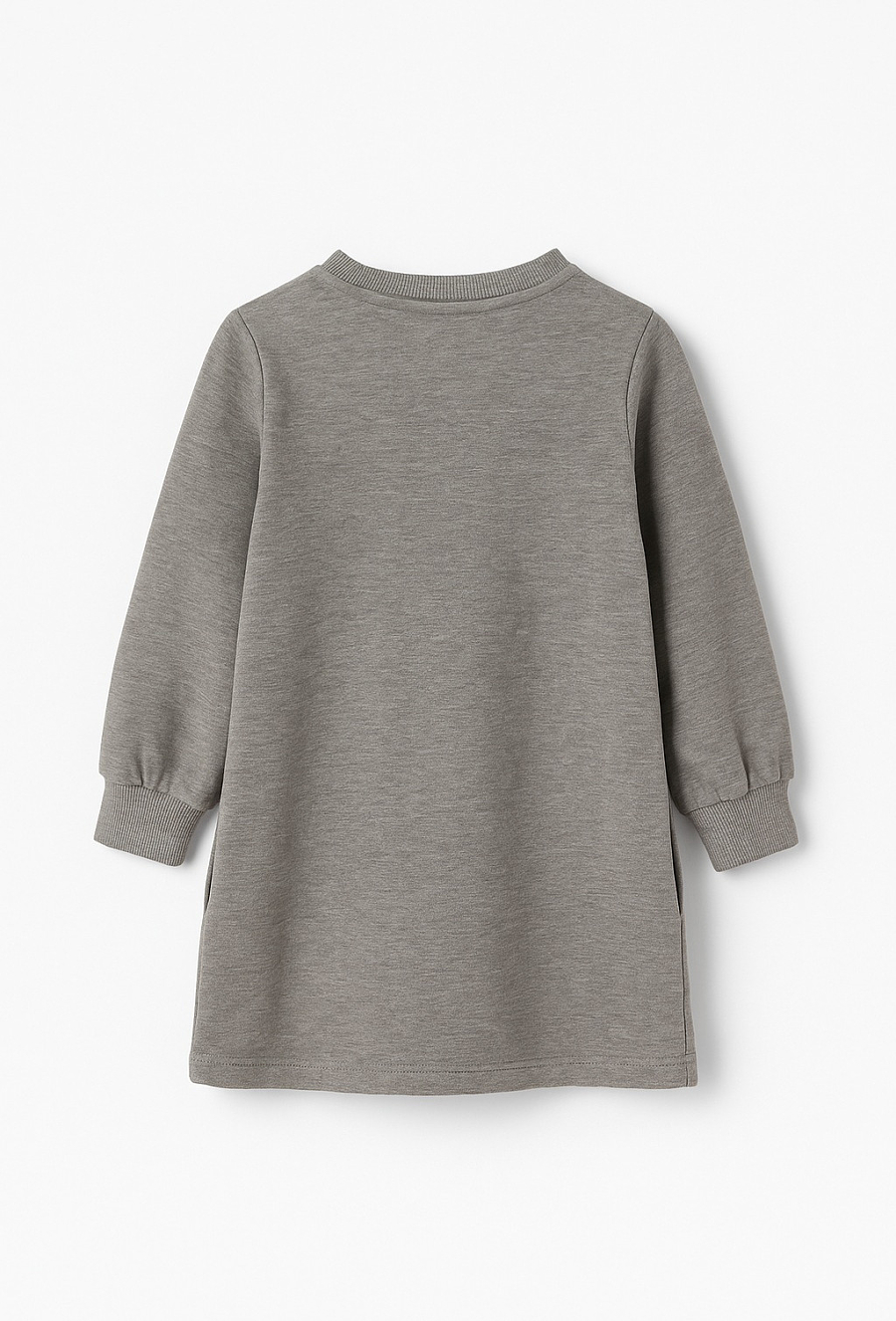 Sukienka dziewczęca z długim rękawem i aplikacją