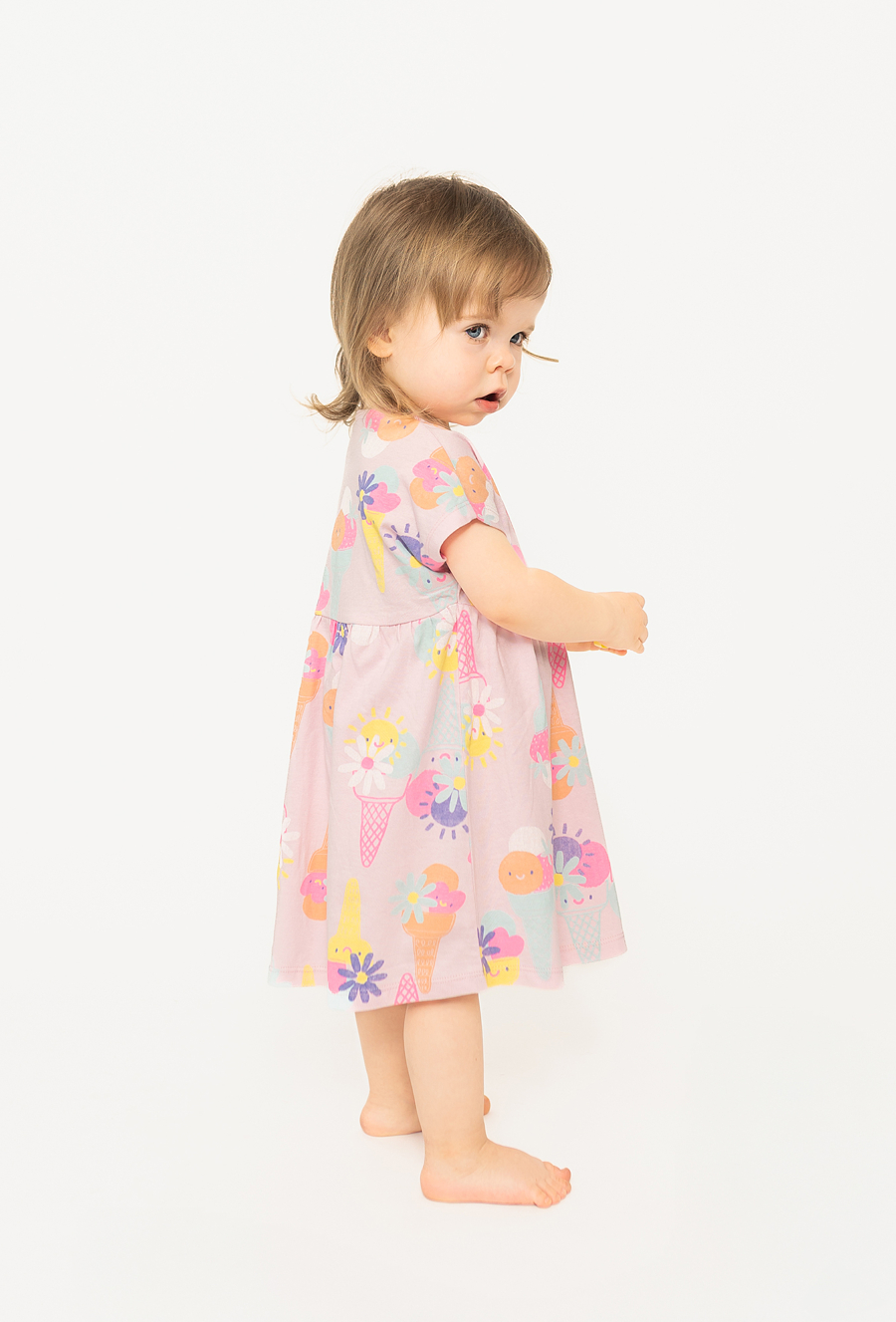 Sukienka niemowlęca z ótkim rękawem