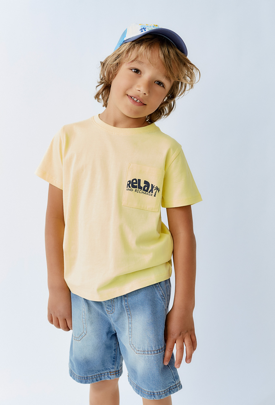 T-shirt chłopięcy z kieszonką