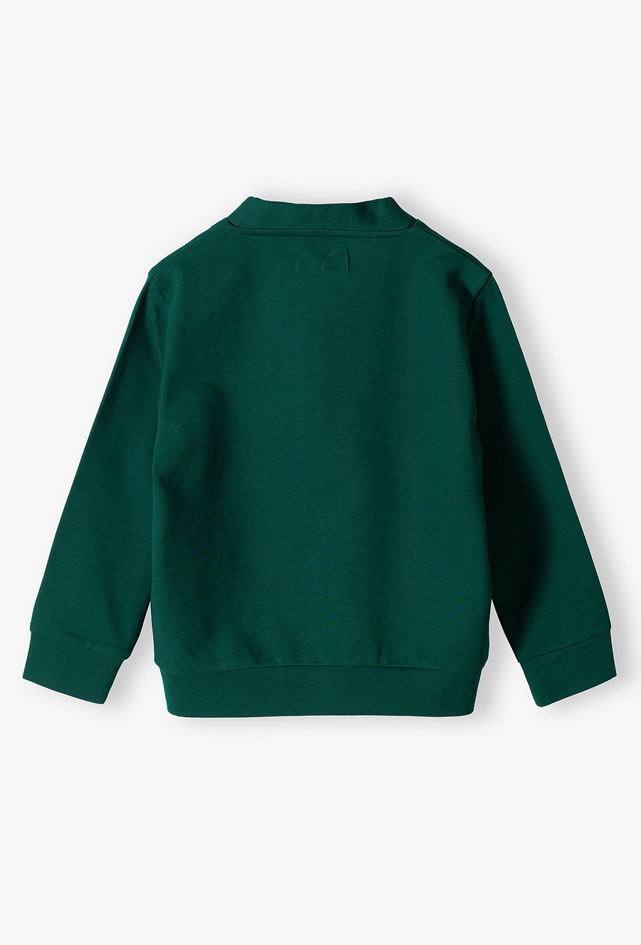 Zielona bluza bawełniana zapinana na guziki - 510.15.