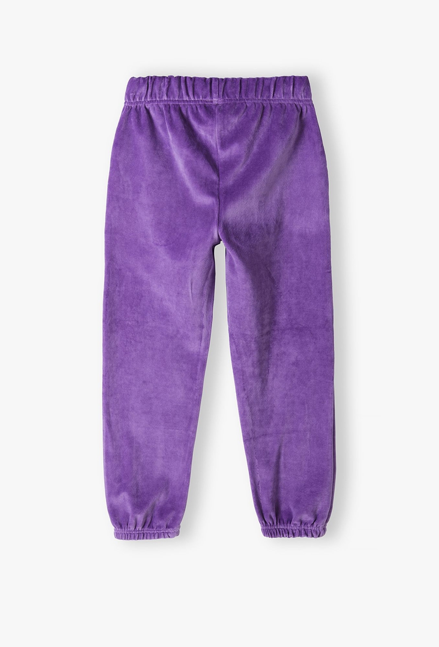 Fioletowe spodnie dresowe dziewczęce