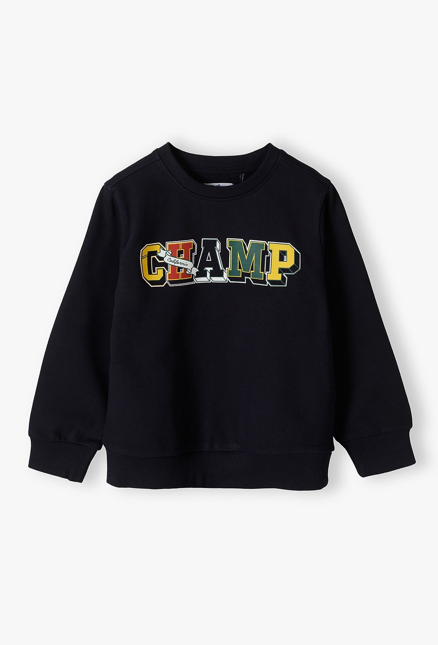 Granatowa bluza dresowa collegowa - Champ - 510.15.