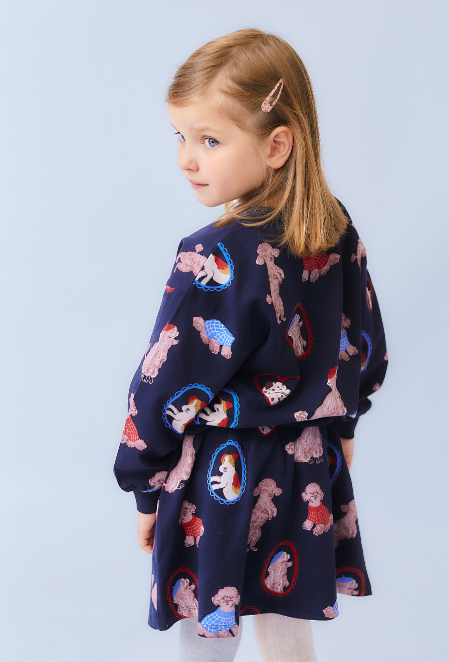 Bluza dziewczęca z nadrukiem piesków - Limited Edition