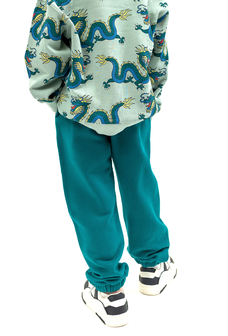 Zielony 3 częściowy komplet dresowy