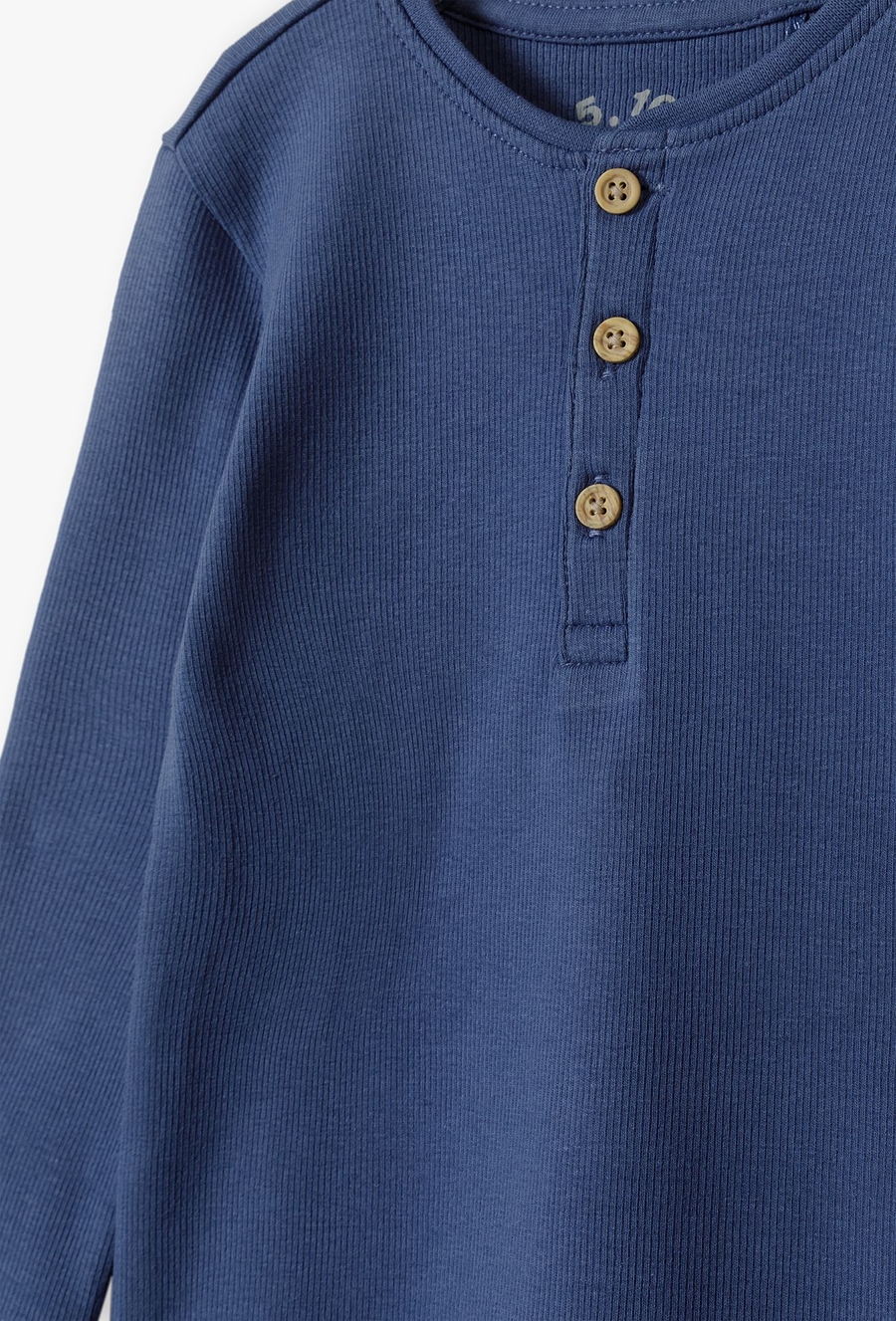 Body w prążki - niebieskie z długim rękawem - 510.15.