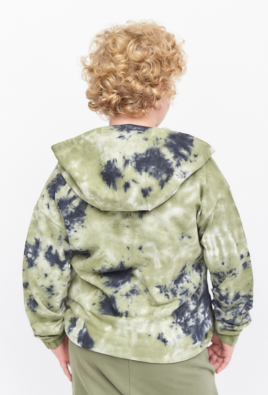 Bluza rozpinana z kapturem - kamuflage