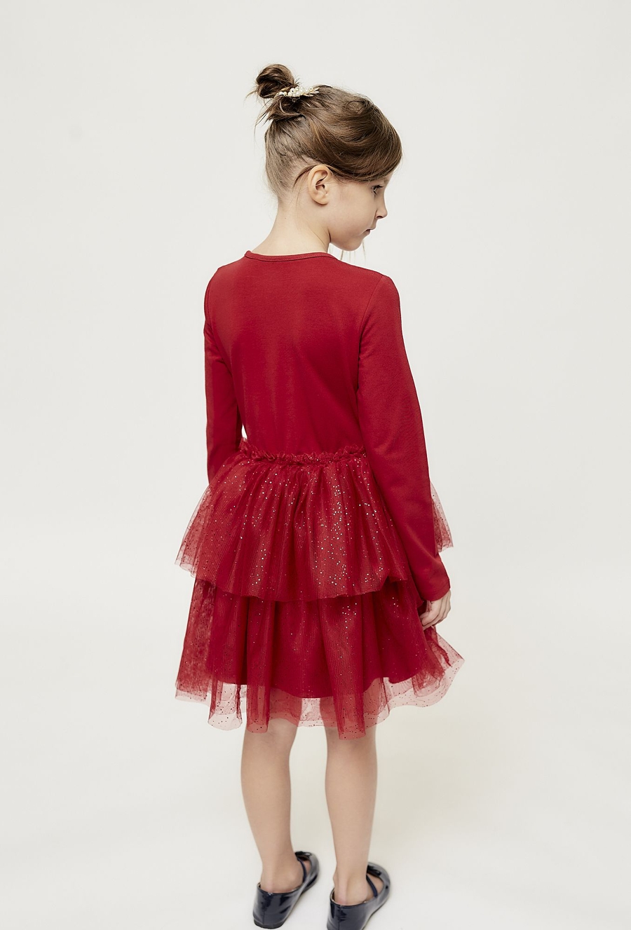 Czerwona sukienka dla dziewczynki - 510.15.