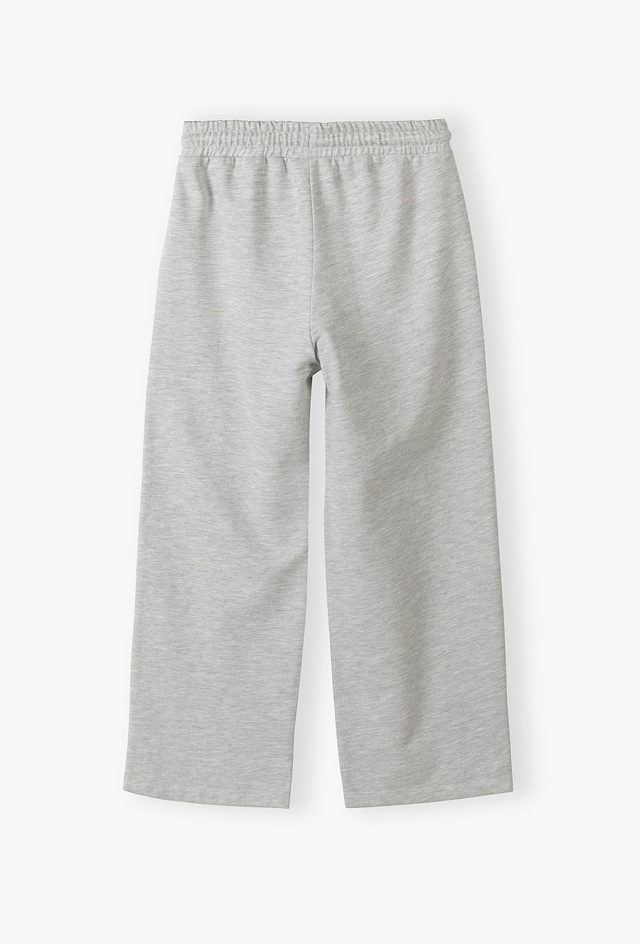 Szare dresowe spodnie dziewczęce Wide Leg - Lincoln&Sharks