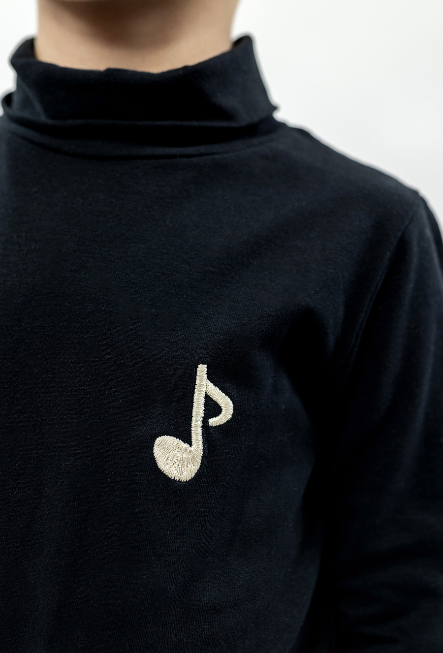 Czarna bluzka z długim rękawem 01H471P-3911