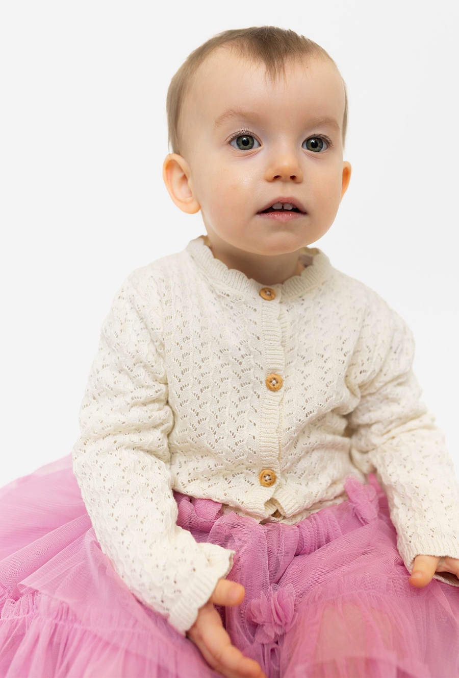 Rozpinany sweter niemowlęcy