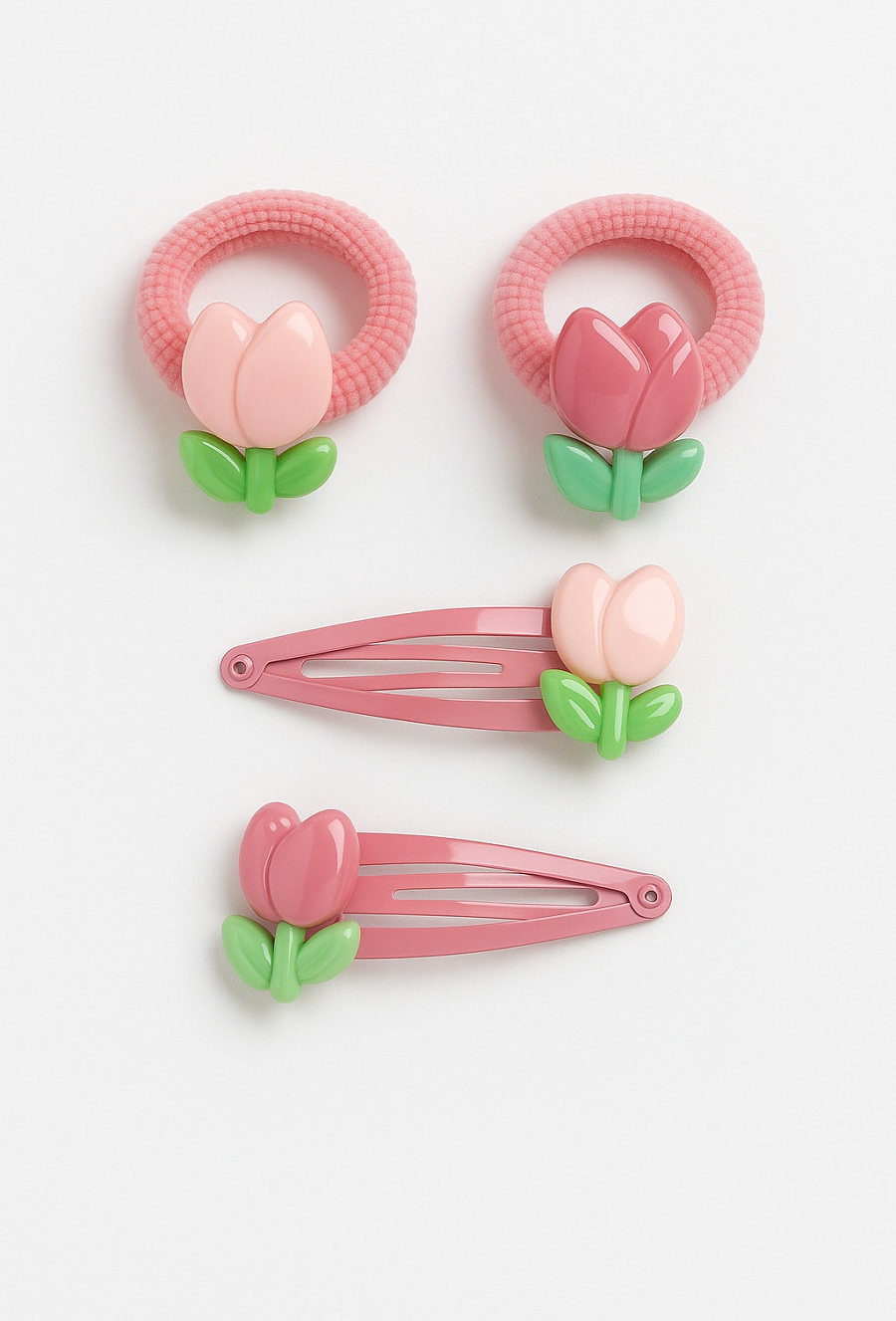 Zestaw do włosów z tulipanami