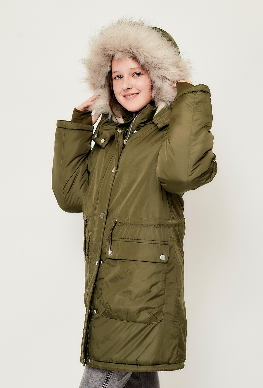 Kurtka zimowa dla dużej dziewczynki - 510.15.