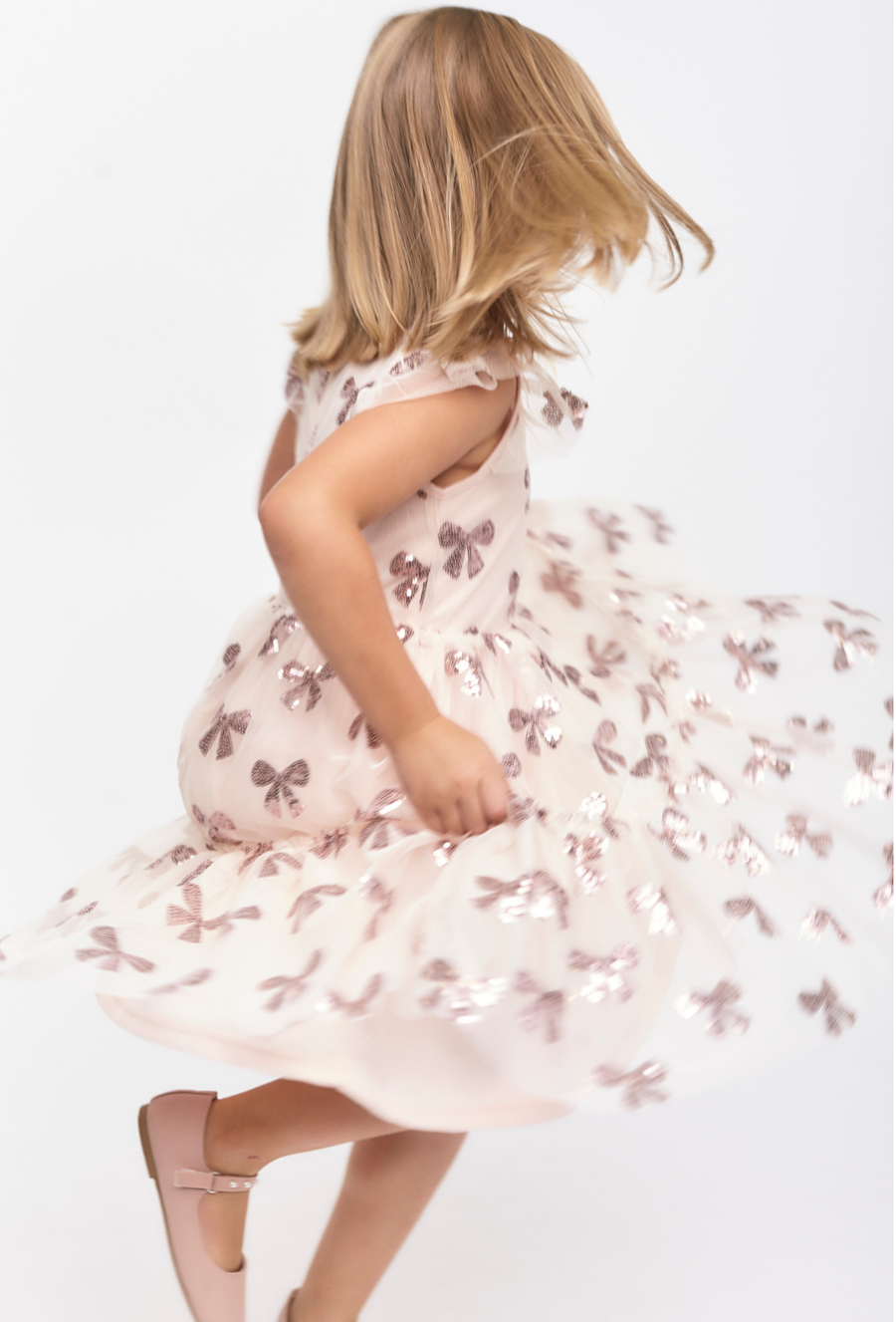 Różowa sukienka z ótkim rękawem - 510.15.