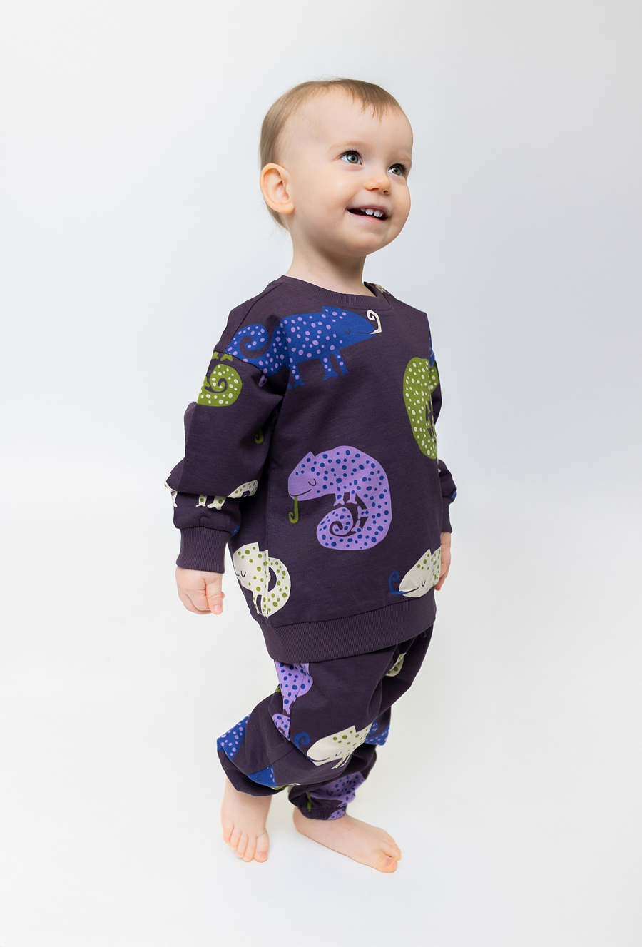 Komplet dresowy w kameleony