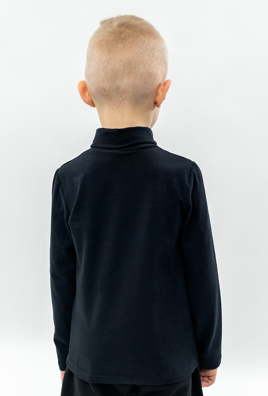 Czarna bluzka z długim rękawem 01H471P-3911