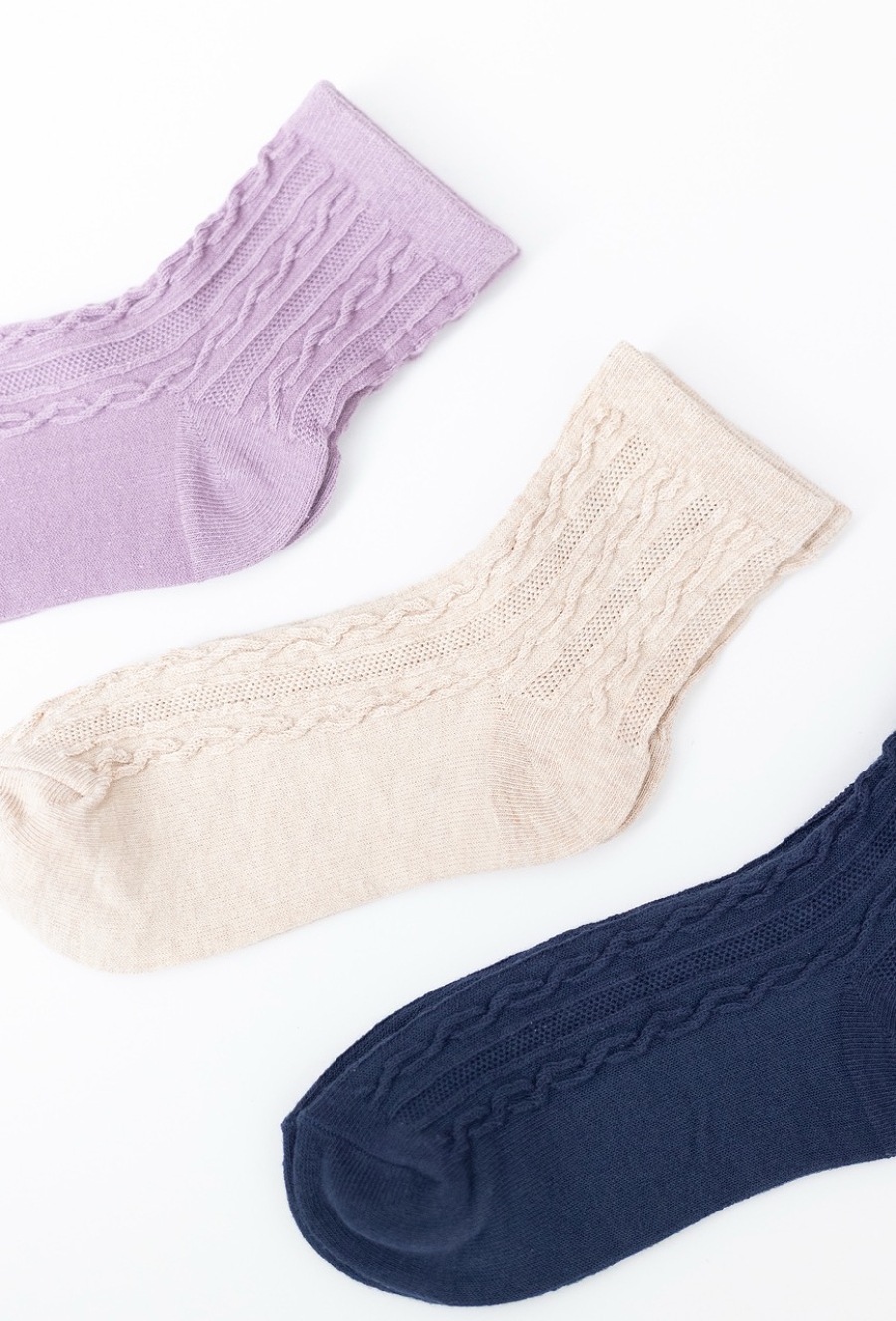 Skarpetki dziewczęce 3-pak