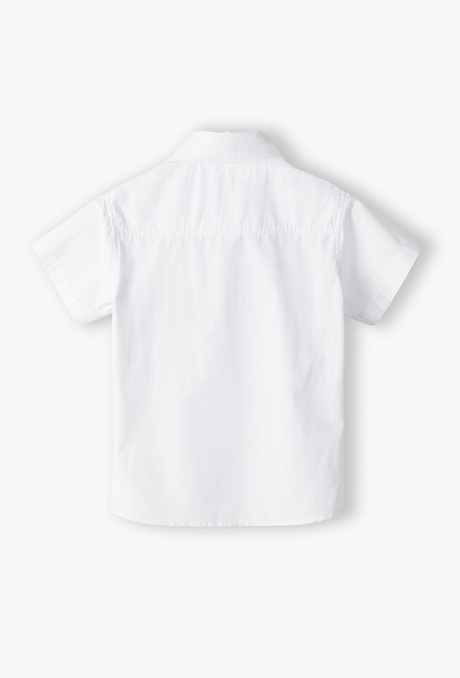 Elegancka biała koszula z ótkim rękawem - Max&Mia