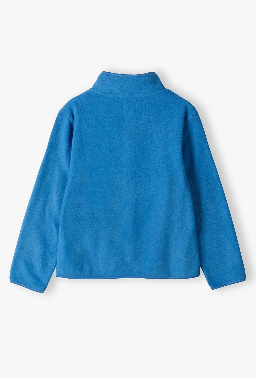 Niebieska bluza polarowa rozpinana na stójce - 510.15.
