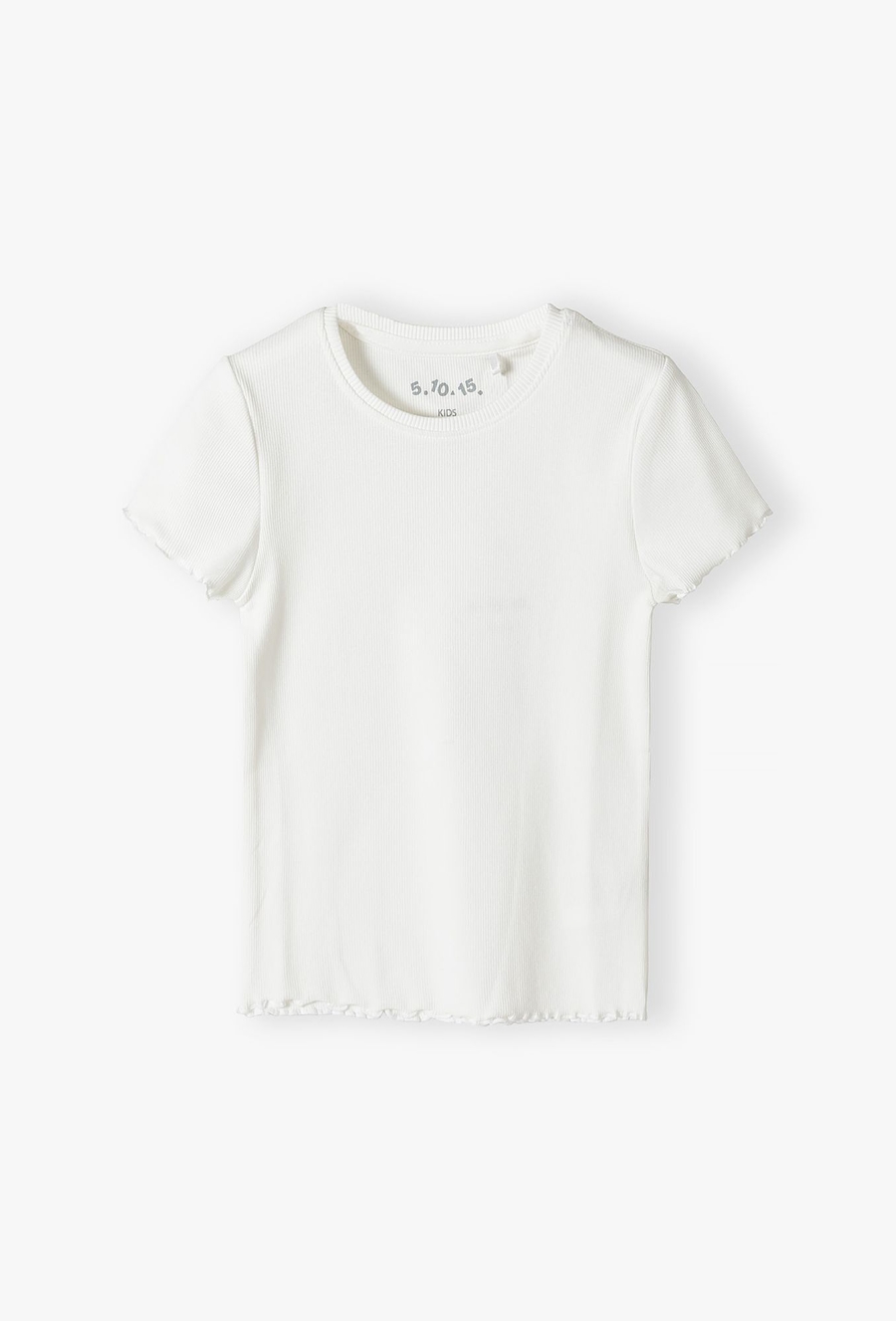 T- shirt dziewczęcy w prążki - 510.15.