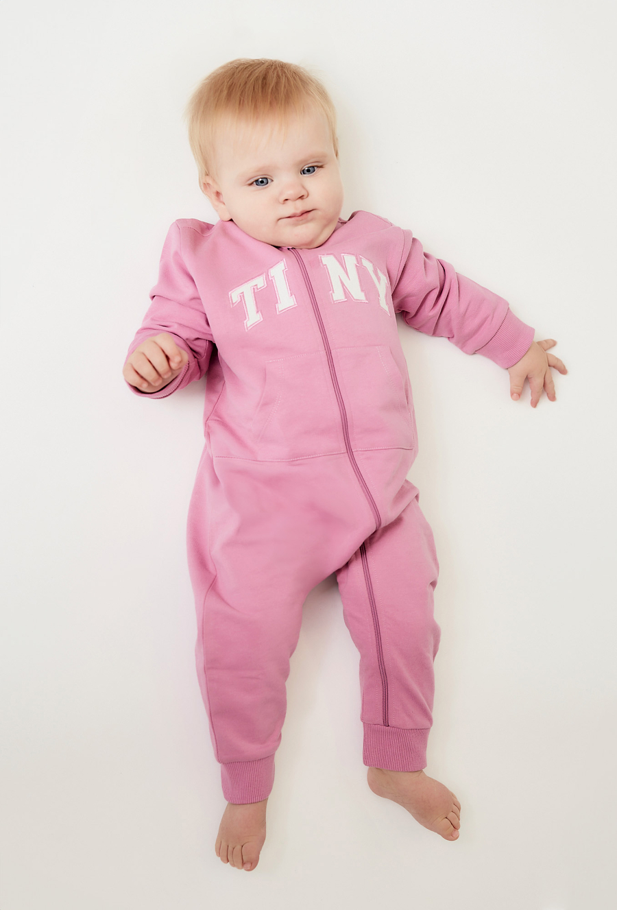 Pajacyk bawełniany różowy - TINY - 510.15.