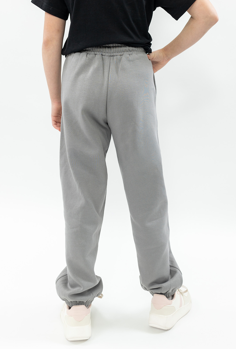 Szare spodnie dresowe dla dziewczynki