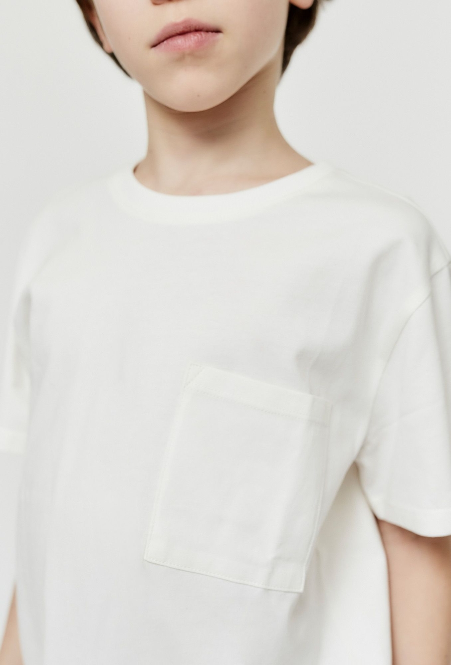 Biały t-shirt bawełniany dla dziecka - Lincoln&Sharks