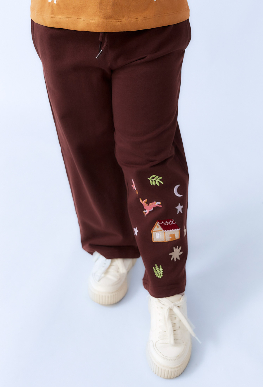 Spodnie dziewczęce Wide Leg z printem