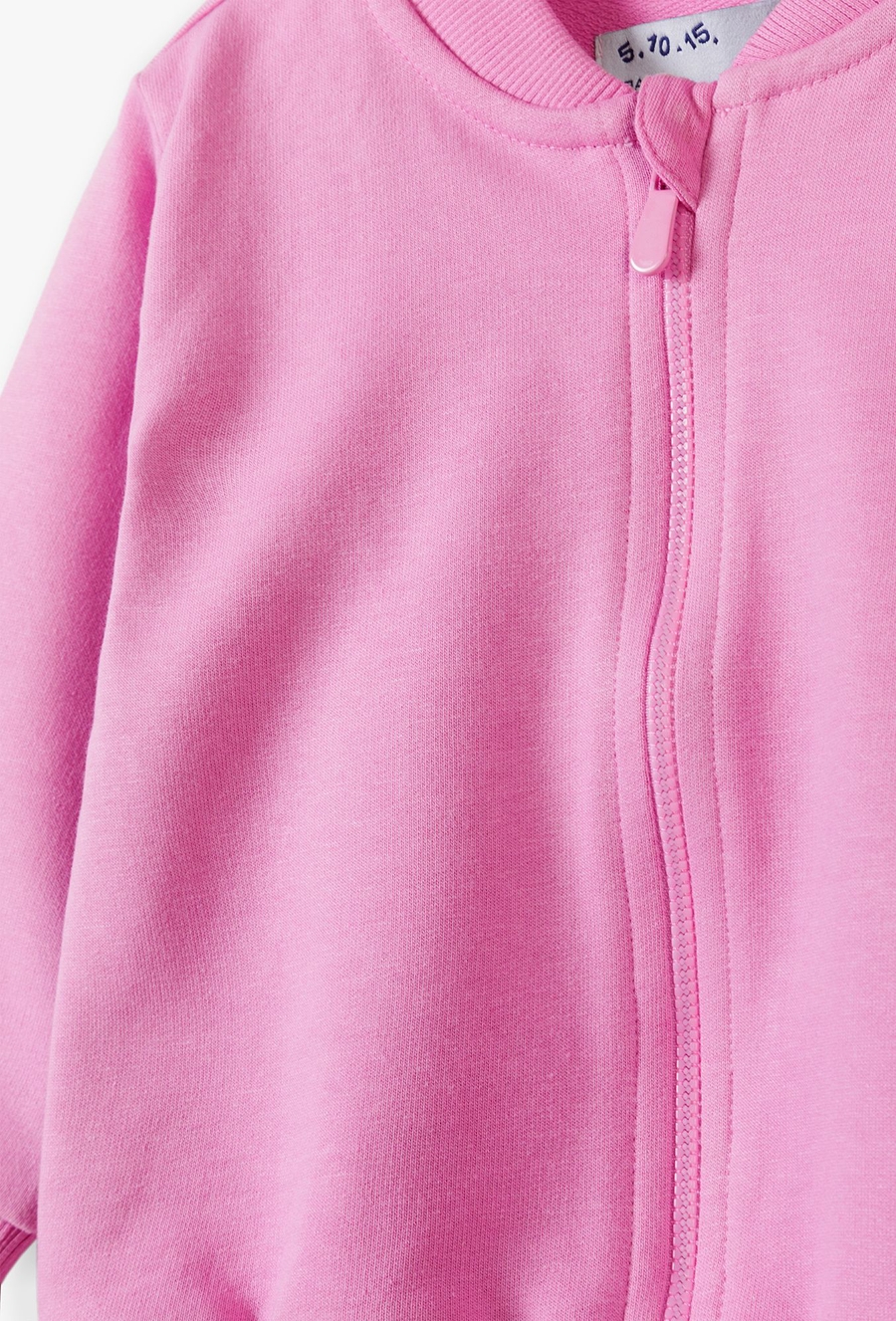 Różowa rozpinana bluza dresowa dla niemowlaka - 5.10.15.