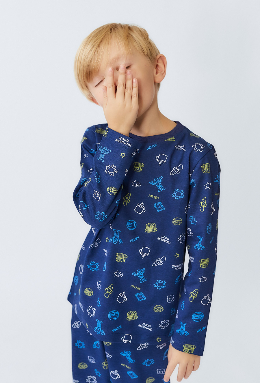 Chłopięca piżama z nadrukiem