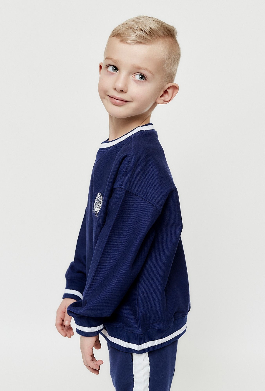 Granatowa bluza dresowa z bawełny - Limited Edition