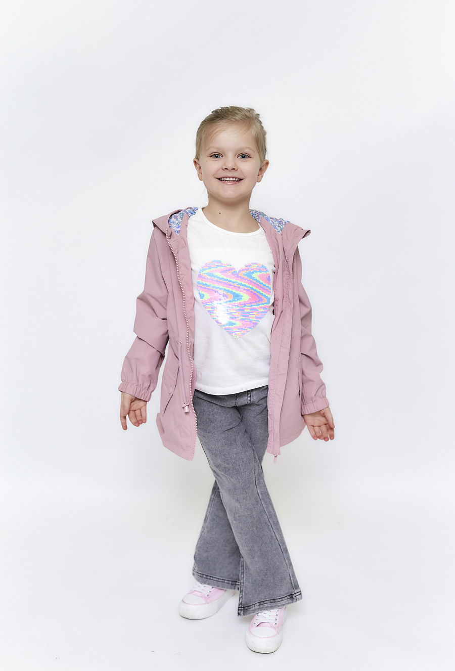 Kurtka przejściowa dla dziewczynki