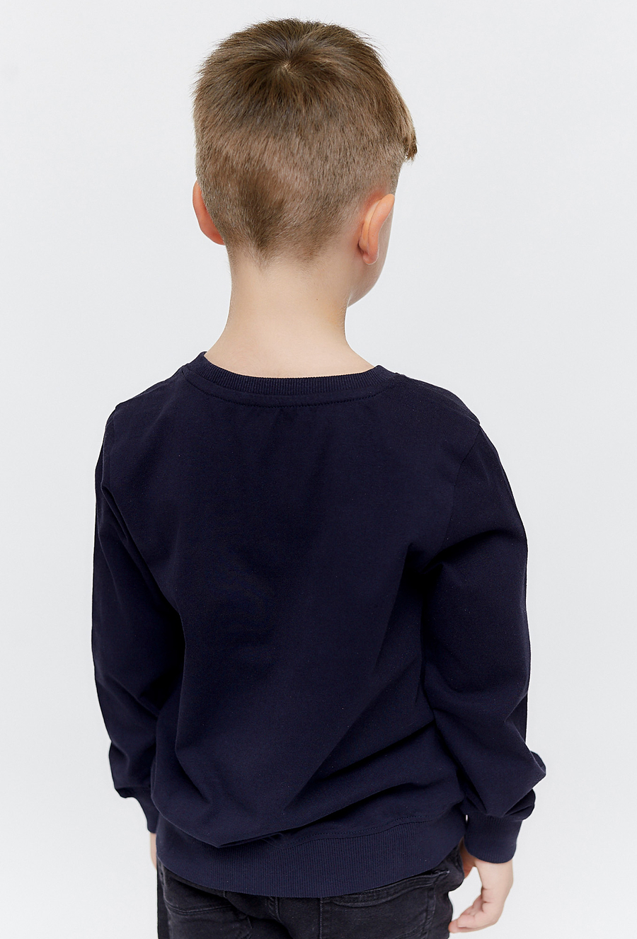 Chłopięca bluzka z długim rękawem granatowa - Cosmic