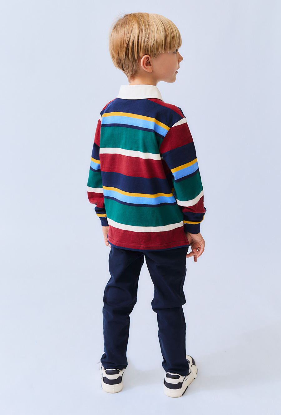 Granatowe spodnie chłopięce - klasyczny ój