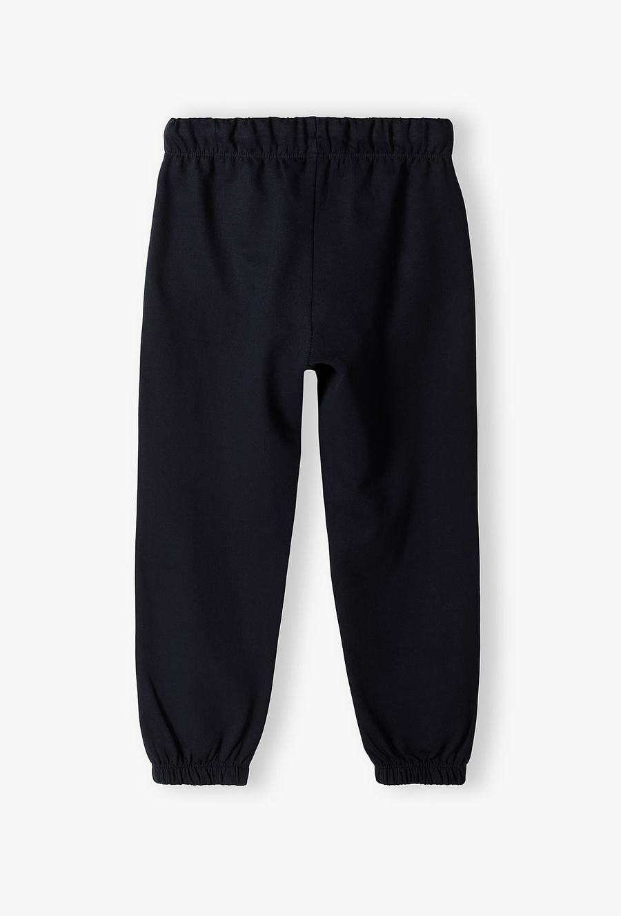 Spodnie dresowe dla dziewczynki - granatowe - comfort fit