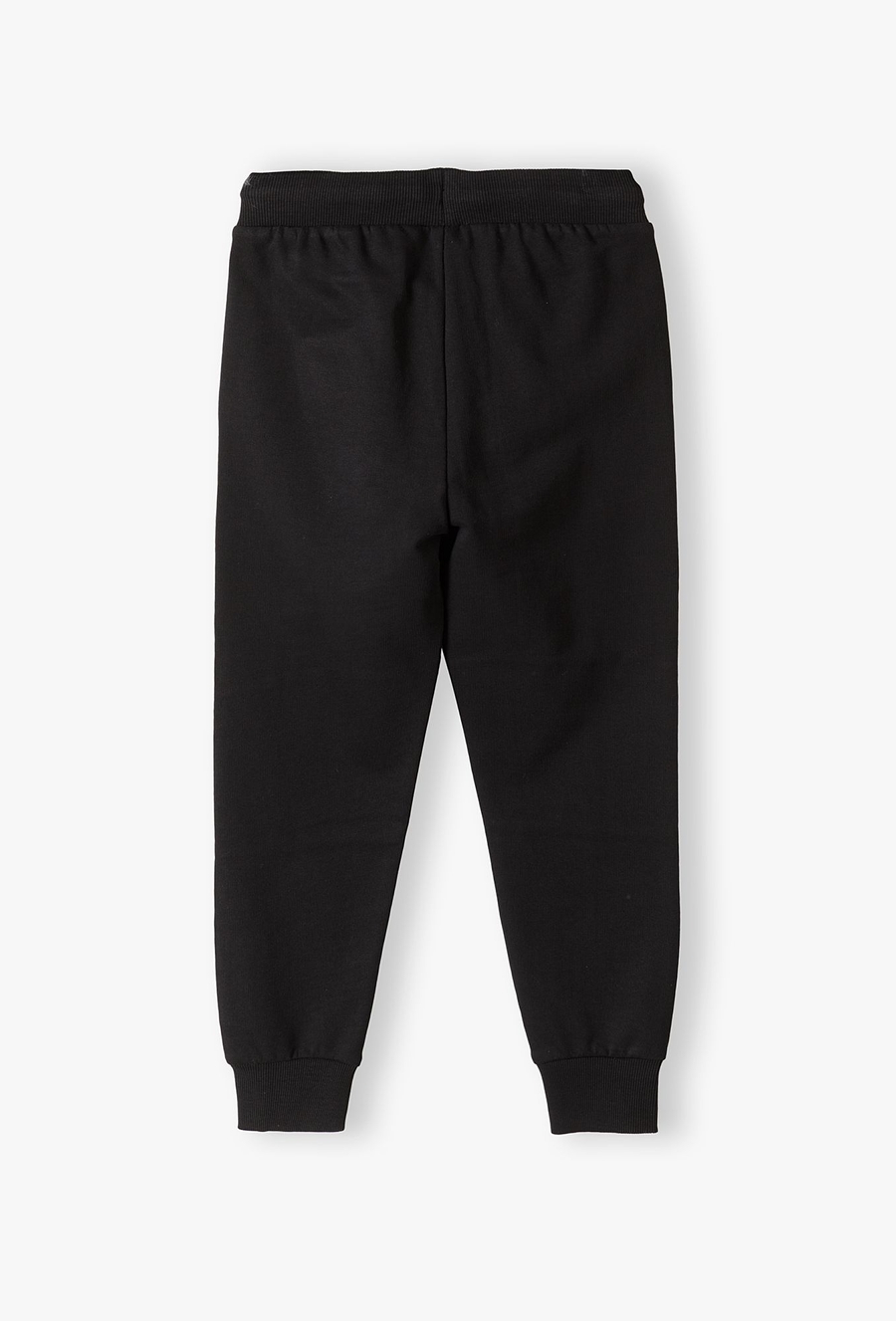 Czarne spodnie dresowe dla chłopca - slim - 510.15.