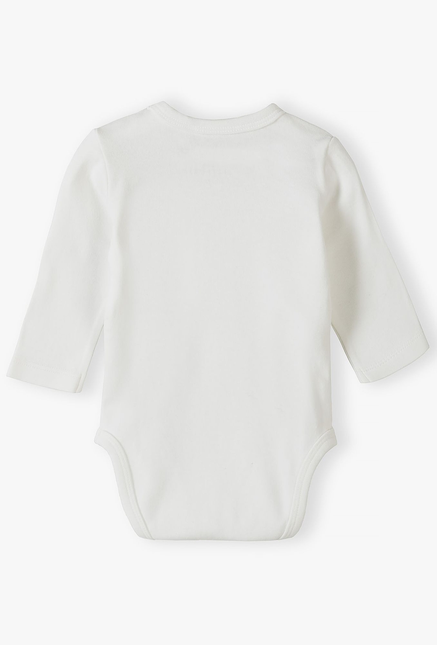 Body z długim rękawem z nadrukiem misia