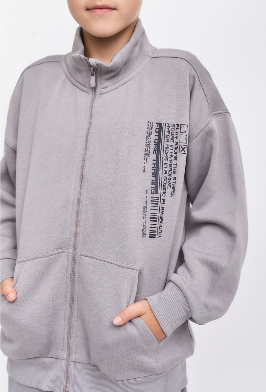 Bluza rozpinana na stójce