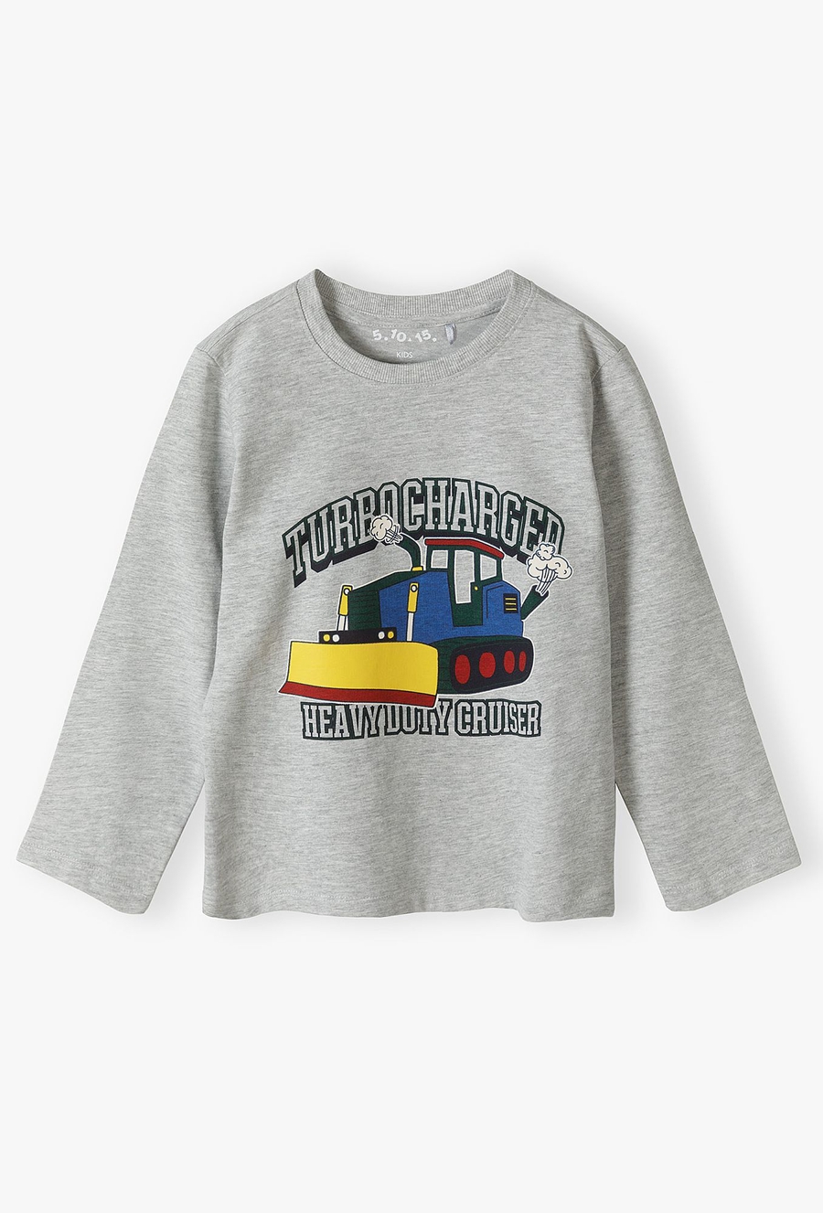 Bluzka dla chłopca - szara z koparką - 510.15.