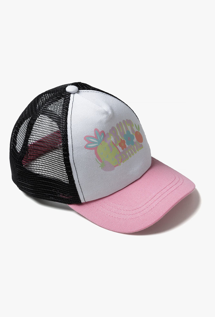 Czapka dziewczęca daszkiem