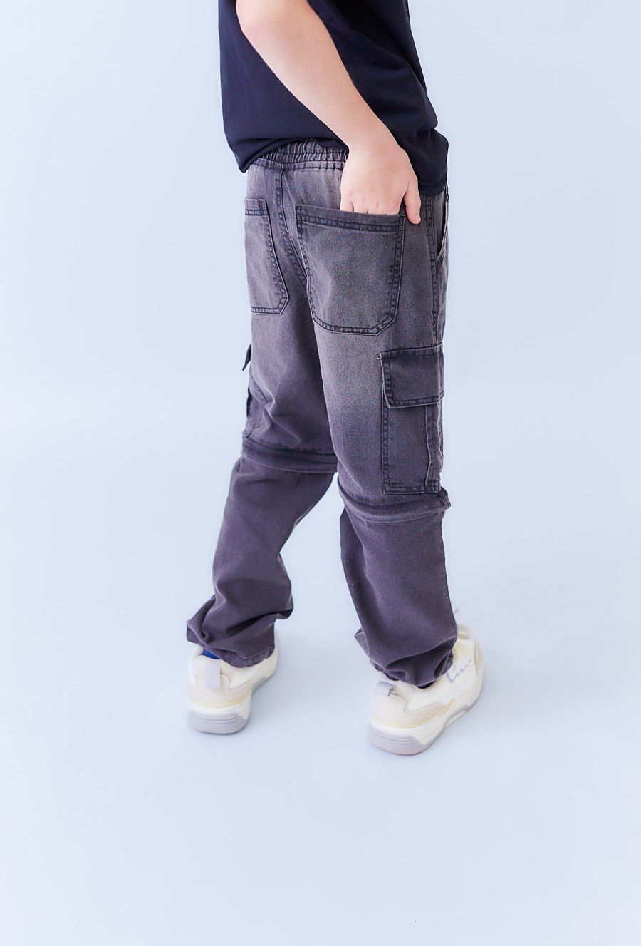 Spodnie jeansowe cargo