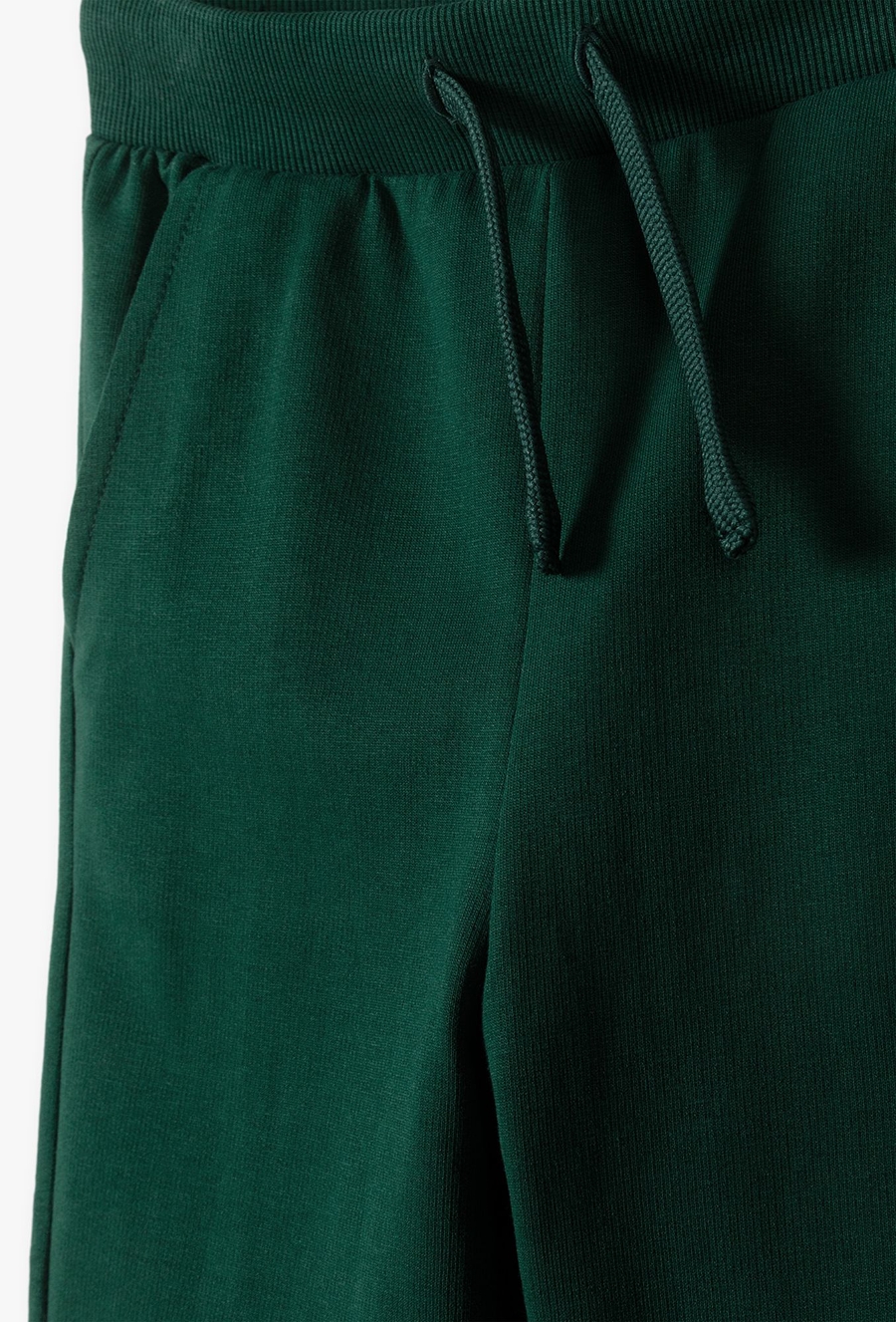 Spodnie dresowe w kolorze butelkowej zieleni - 510.15.