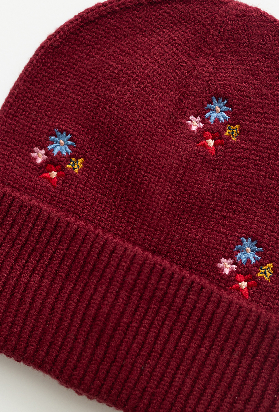 Dziewczęca czapka z haftem