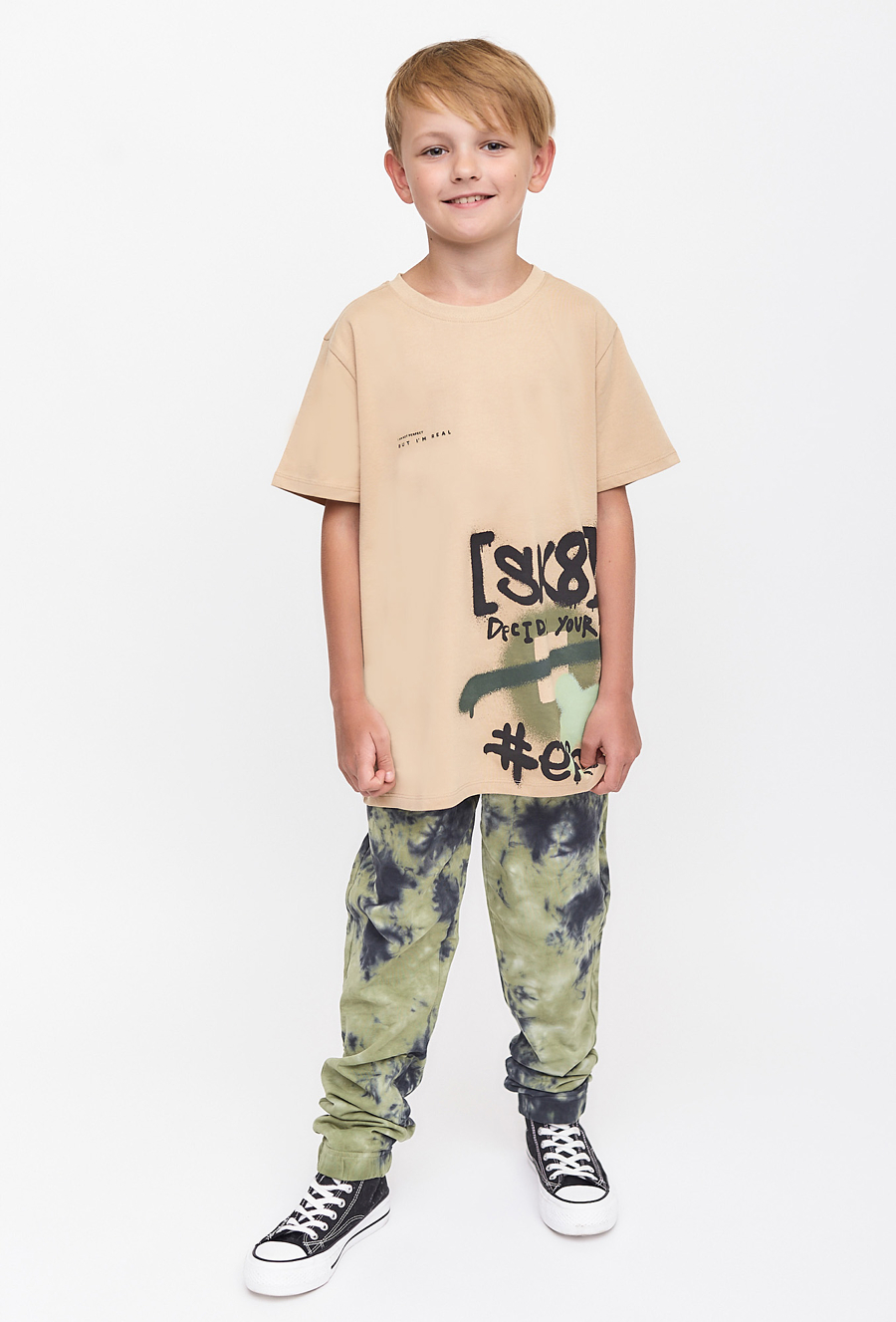 T-shirt chłopięcy - oversize