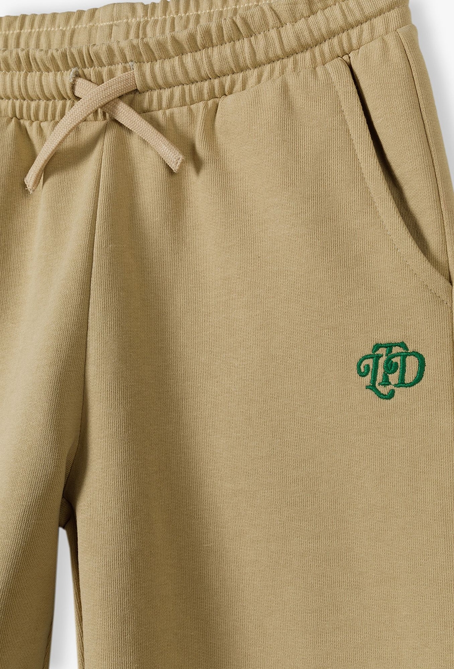 Zielone i beżowe spodenki dla chłopca - 2pak - Limited Edition